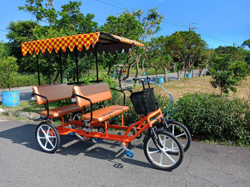 4 person quadricycle with aluminum alloy wheels
