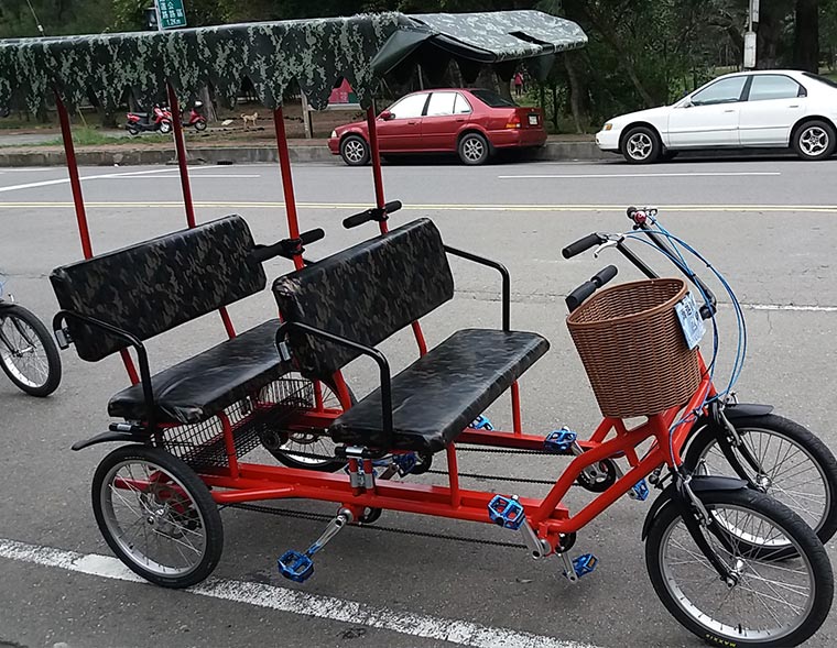 Bicycle Tourist Cart 4 person style