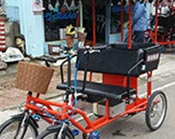 Electric rickshaw for lovers