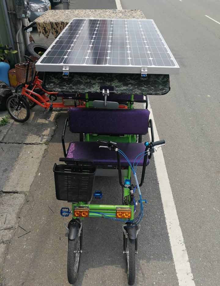 Surrey bike with Solar Panel